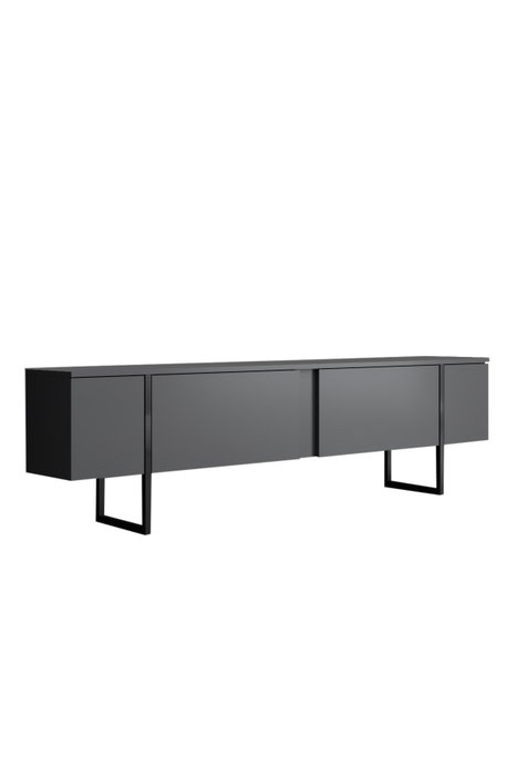 Hanah Home Conjunto de Muebles de Salón Luxe en Nogal y Negro Hanah Home Conjunto de Muebles de Salón Luxe en Nogal y Negro